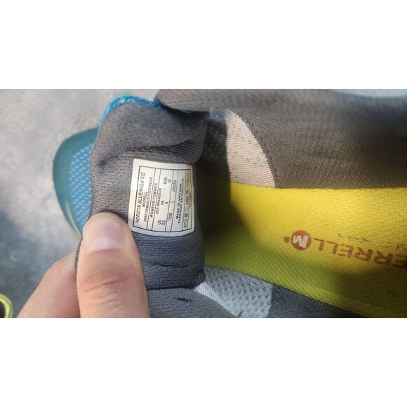 Merrell Women's Size 8.5 Horizon Blue Road Glove Dash 3 Athletic Shoes Running - Picture 7 of 7